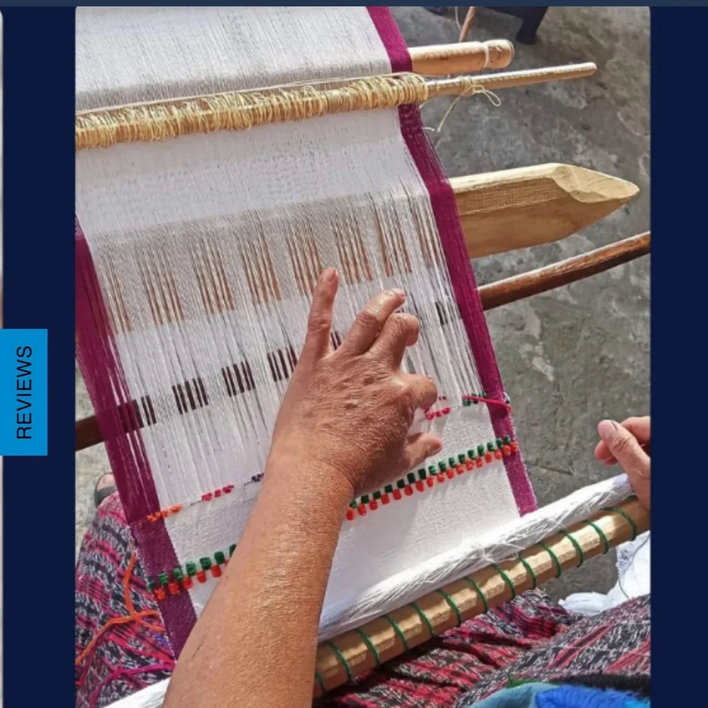 🍎Hand made Woven HUIPIL de Cobanb Guatamala Blouse🌸 One size fits all. - Picture 8 of 8